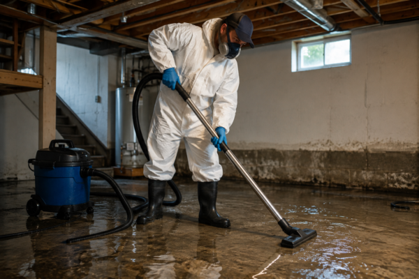 Sewer Backup Cleaning